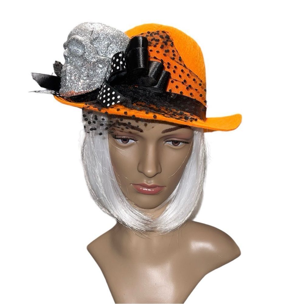 Halloween decorated hat! Halloween party!!!